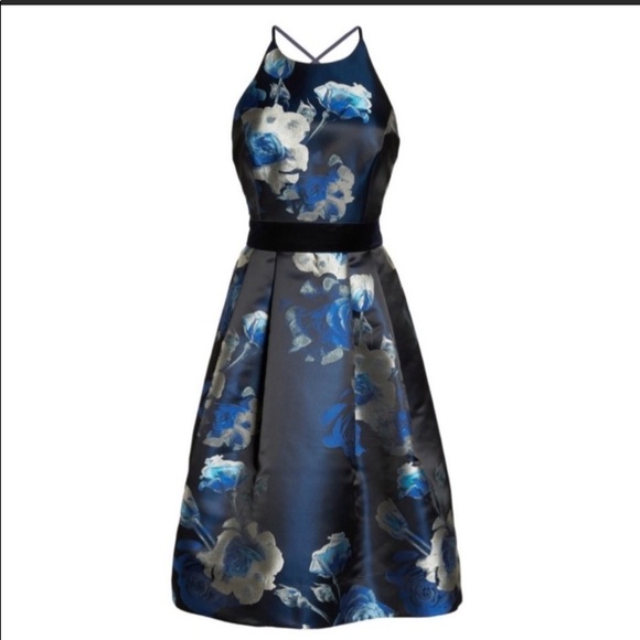 Eliza J Dresses & Skirts - Eliza J Fit & Flare Formal Cocktail Dress (floral)